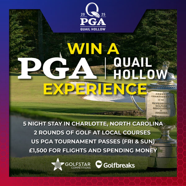 WIN A TRIP TO THE 2025 PGA CHAMPIONSHIP AT QUAIL HOLLOW FOR 2 PEOPLE!