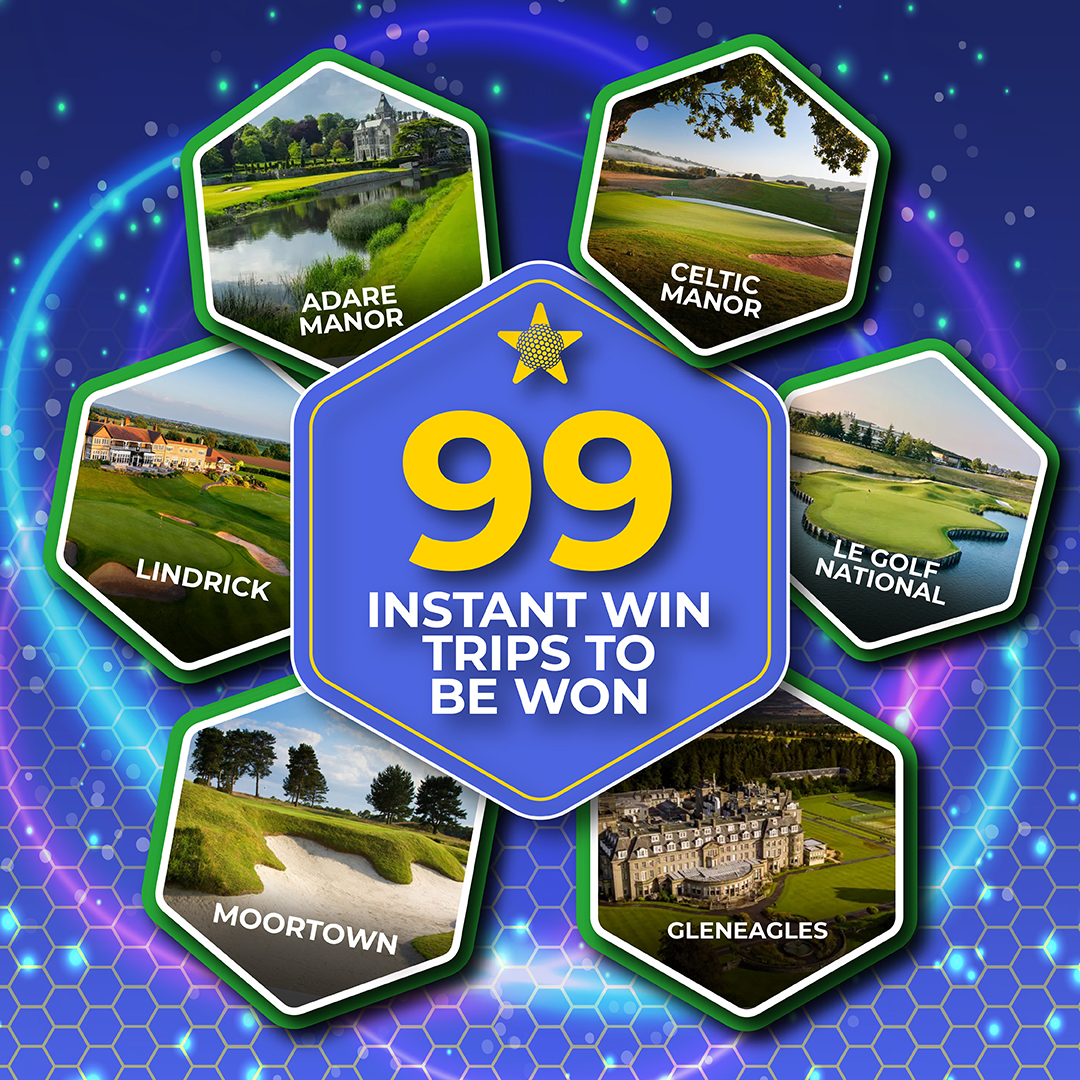 TOUR OF EUROPE INSTANT WIN COMPETITION! WIN A EUROPEAN TRIP OF YOUR CHOICE FOR 2 PEOPLE WITH £500 SPENDING MONEY AS WELL AS 99 INSTANT WINS OF A EUROPEAN GOLFING EXPERIENCE! #7 - Image 3
