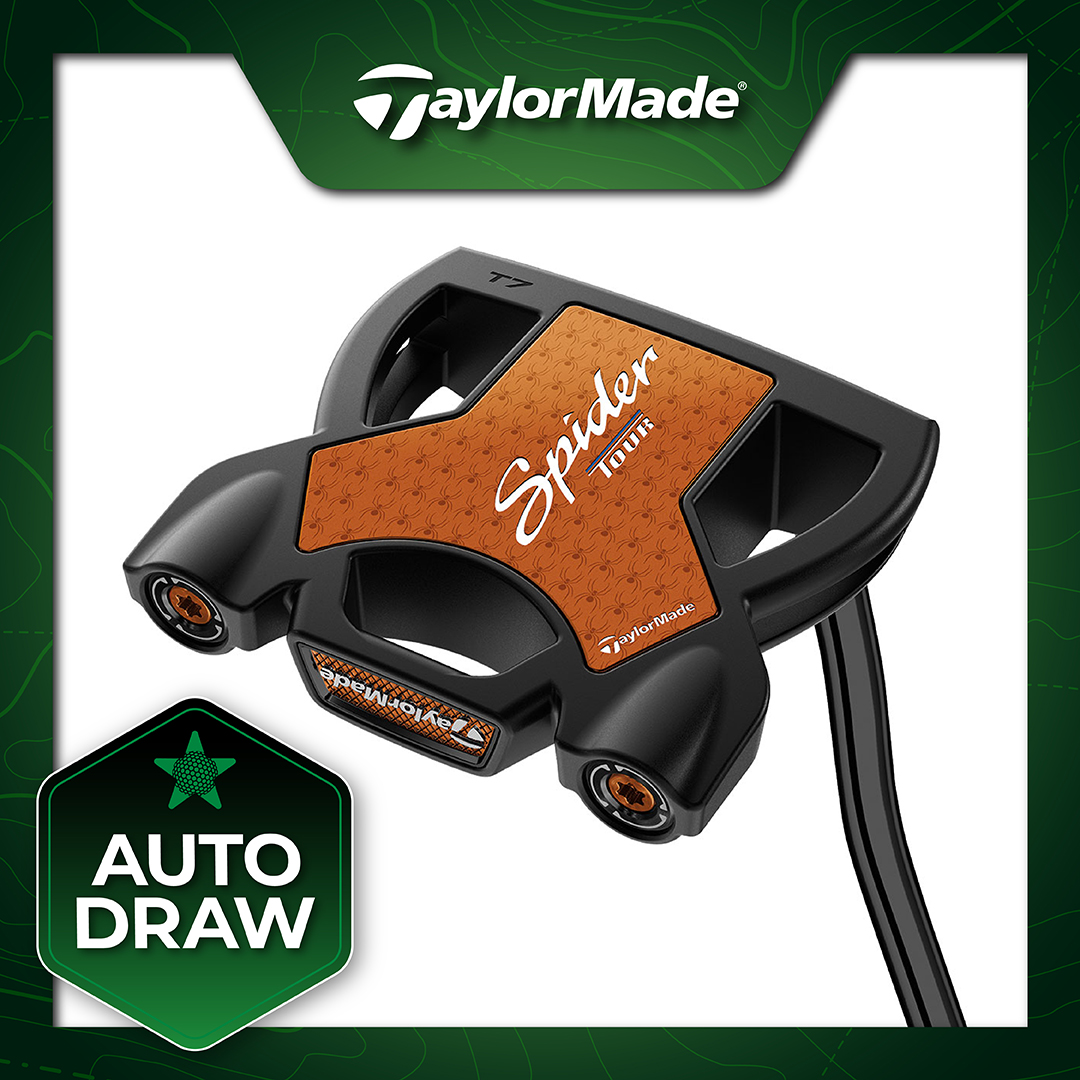 AUTO DRAW: WIN A TAYLORMADE SPIDER TOUR BLACK COUNTER BALANCE PUTTER #10
