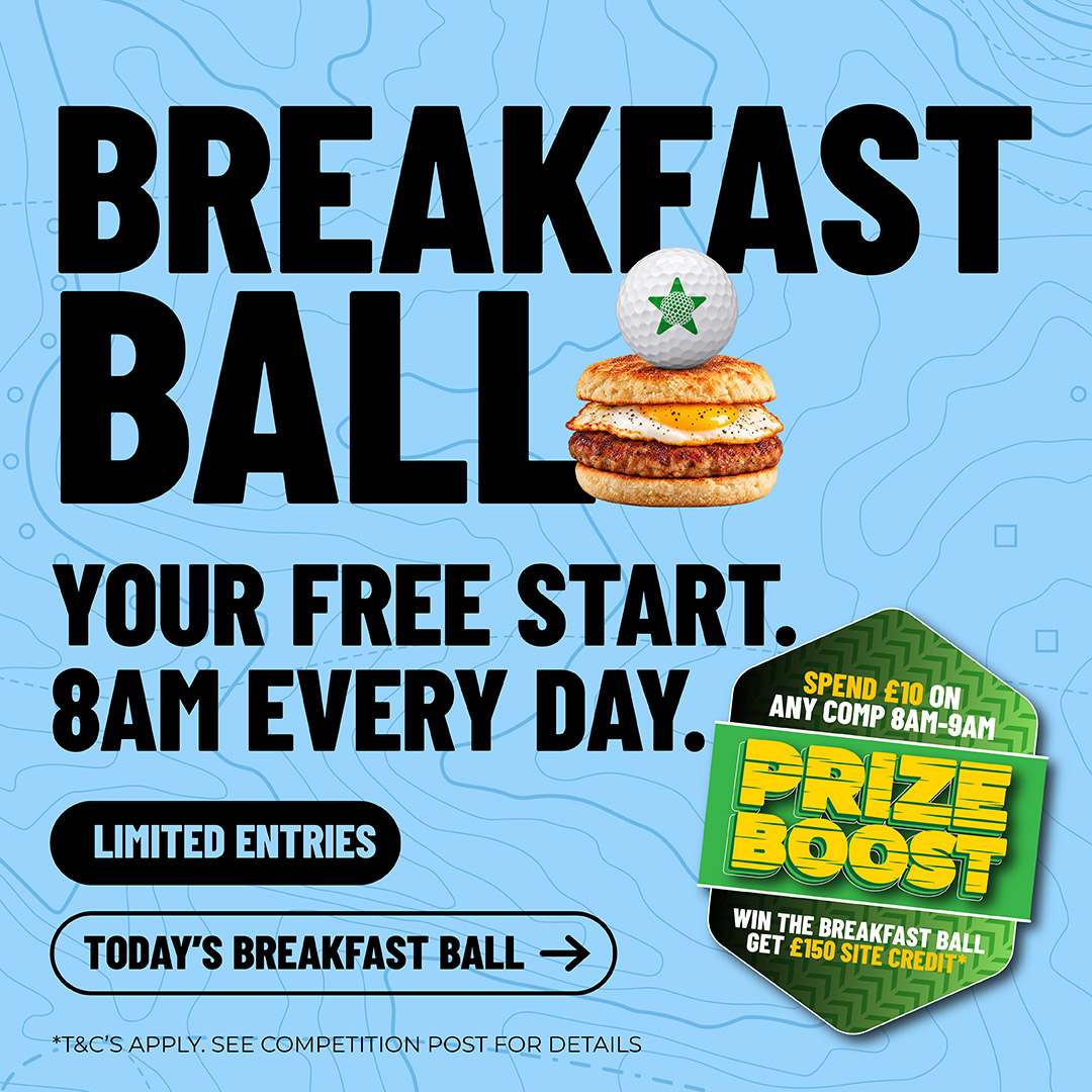 GOLFSTAR’S FREE DAILY BREAKFAST BALL – EVERY TICKET WINS – PRIZE BOOST (27/10/26)