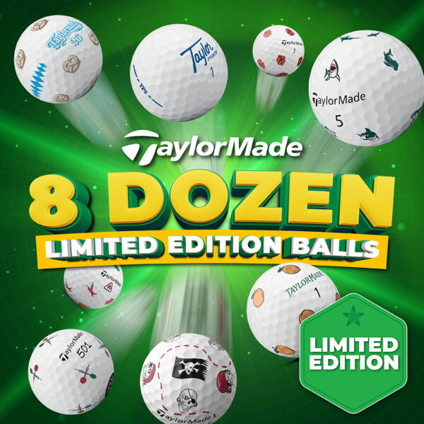 WIN 8 DOZEN LIMITED EDITION TAYLORMADE GOLF BALLS!