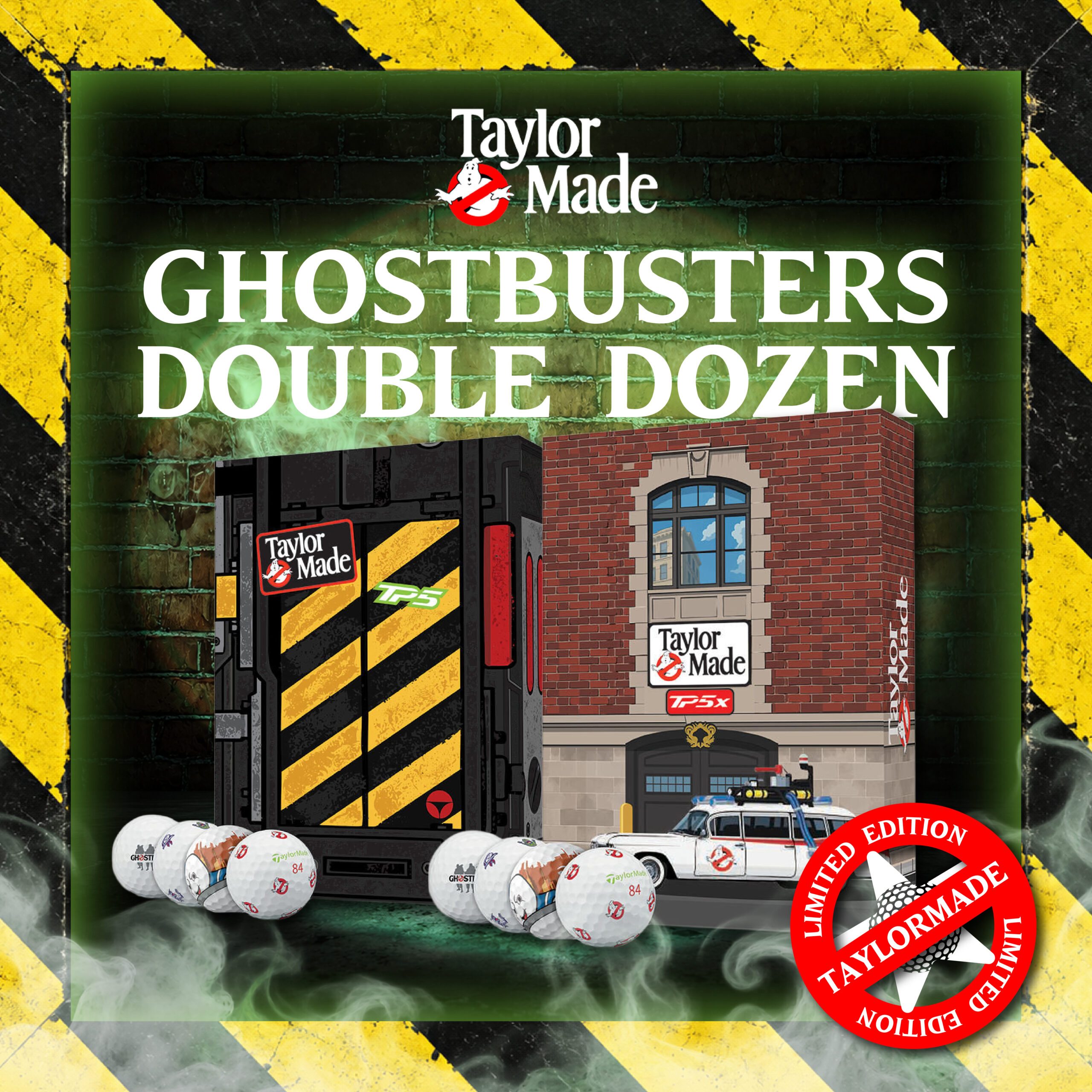 WIN 2 DOZEN LIMITED EDITION TAYLORMADE X GHOSTBUSTERS TP5/TP5x GOLF BALLS! #2